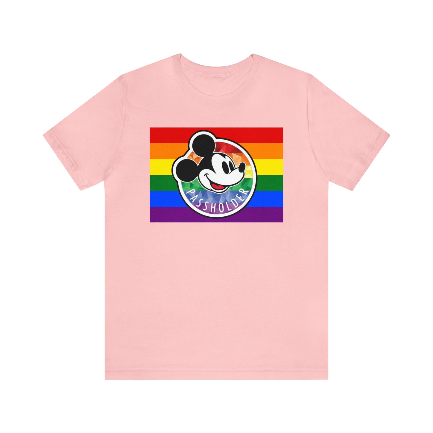 Camiseta unisex de manga corta Rainbow Pride Annual Passholder