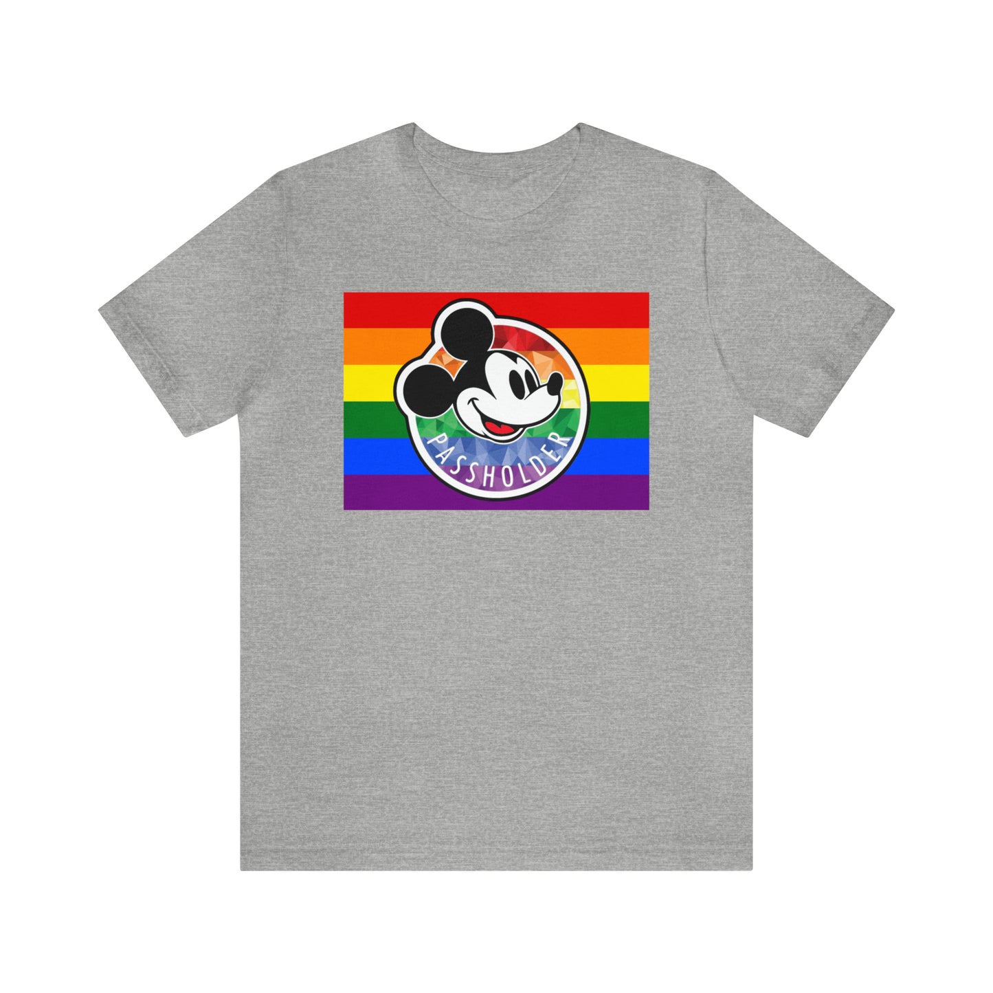 Camiseta unisex de manga corta Rainbow Pride Annual Passholder