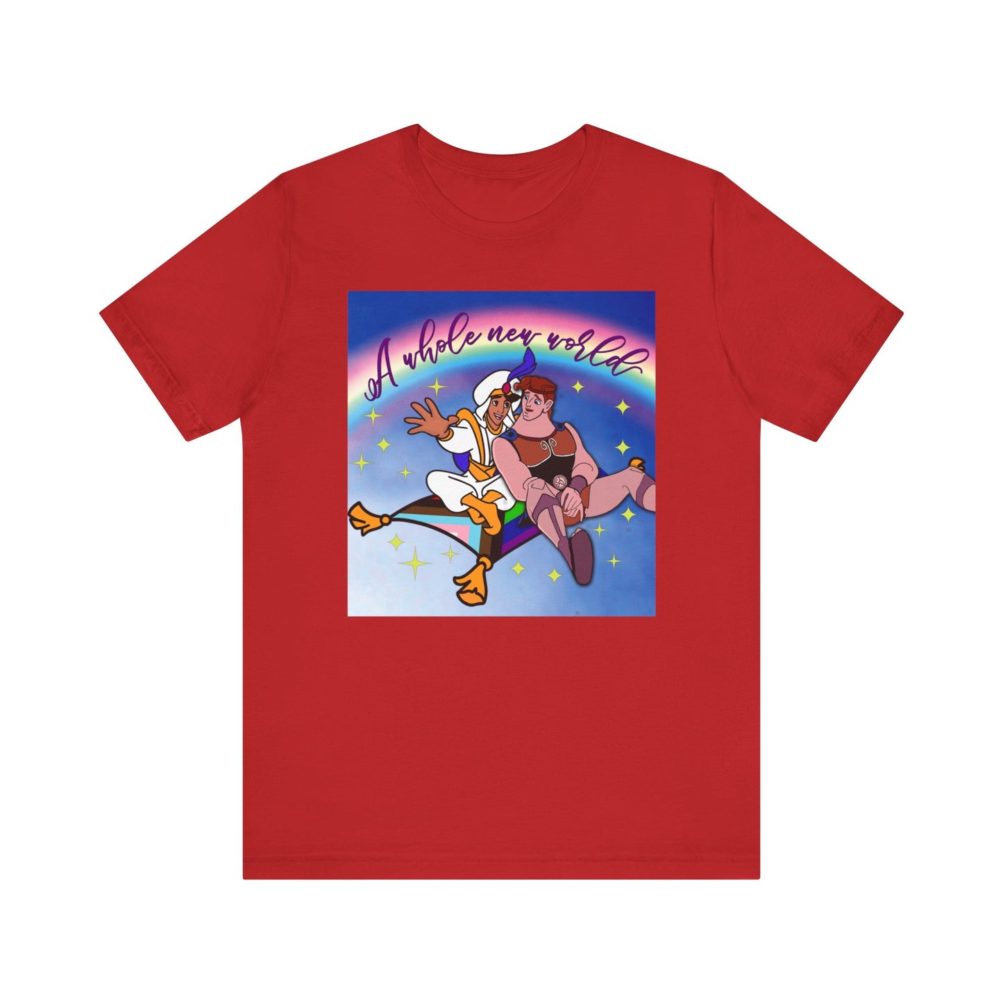 Whole New World Gay Alladin Hercules T-Shirt