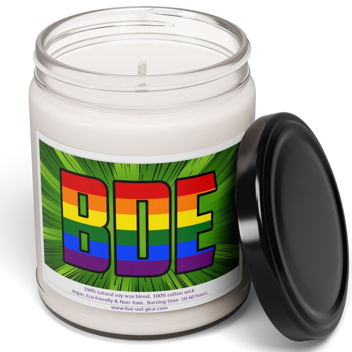 Gay BDE (Big Dick Energy) Scented Soy Candle
