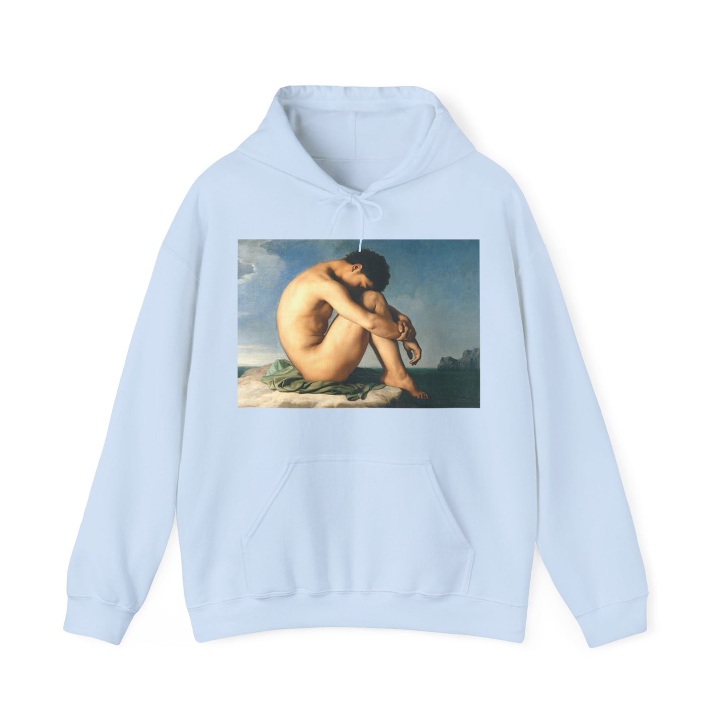 Young Man by the Sea Unisex Heavy Blend™ Hooded Sweatshirt