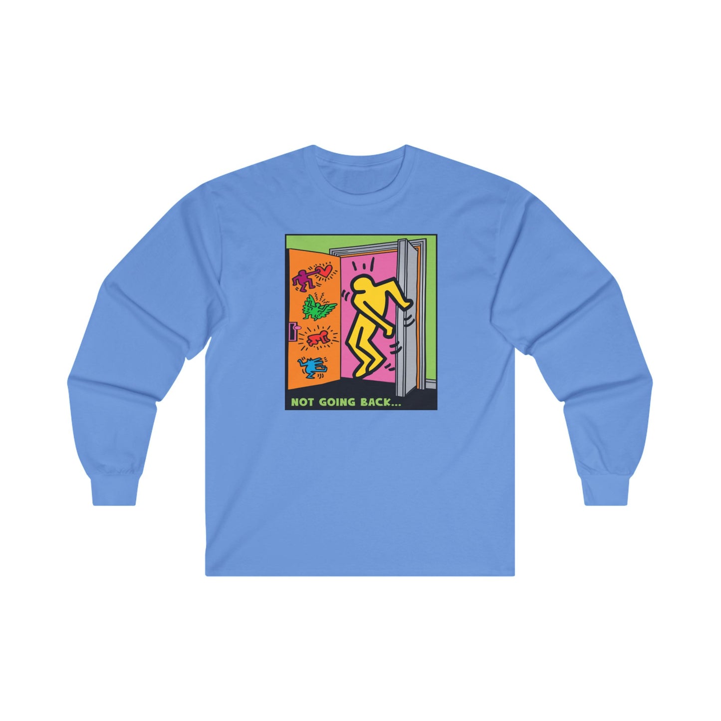Columbia Blue Gay Not Going Back Long Sleeve T-Shirt