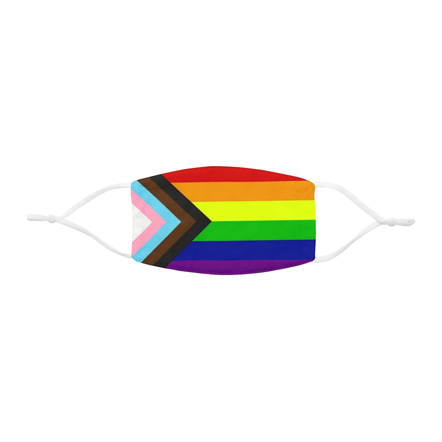 New Progress Pride LGBTQ Snug-Fit Fabric Face Mask