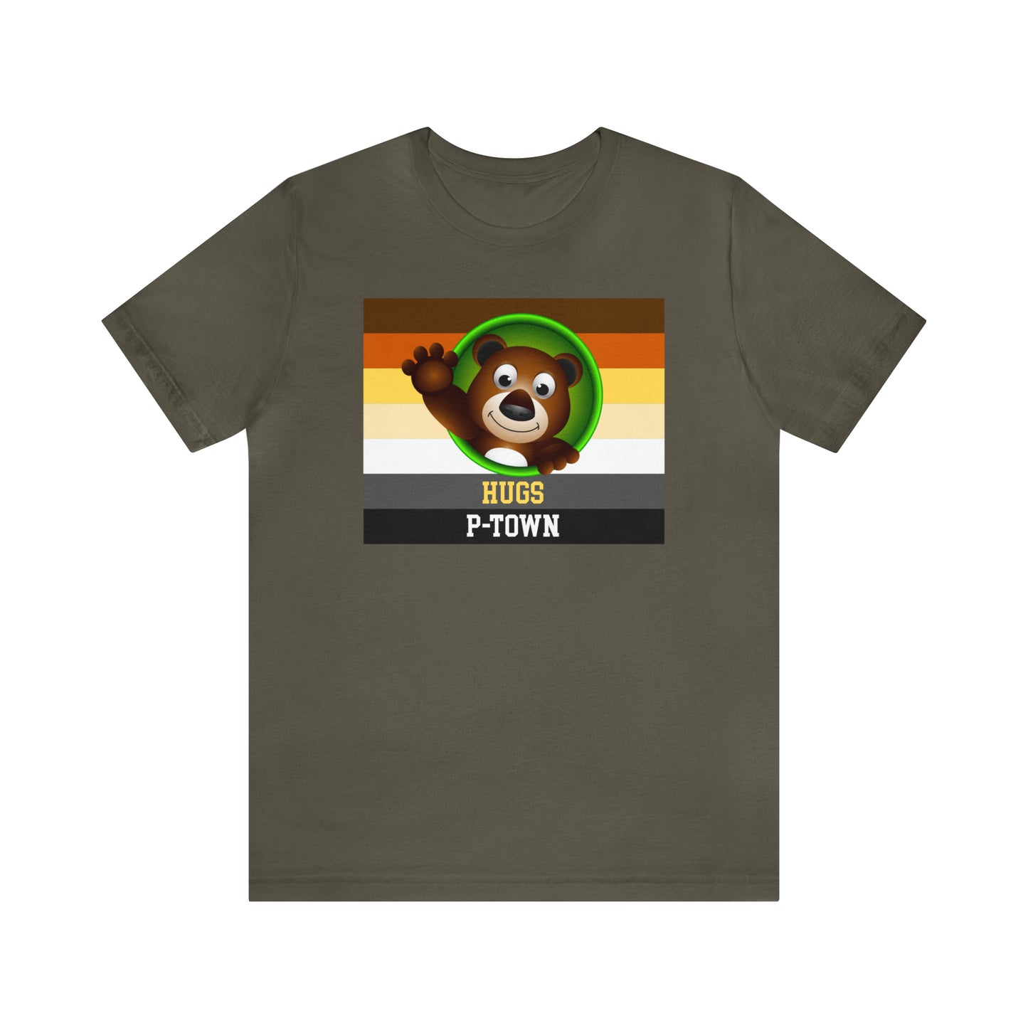 Gay P-Town Bear Hugs Short Sleeve T-Shirt