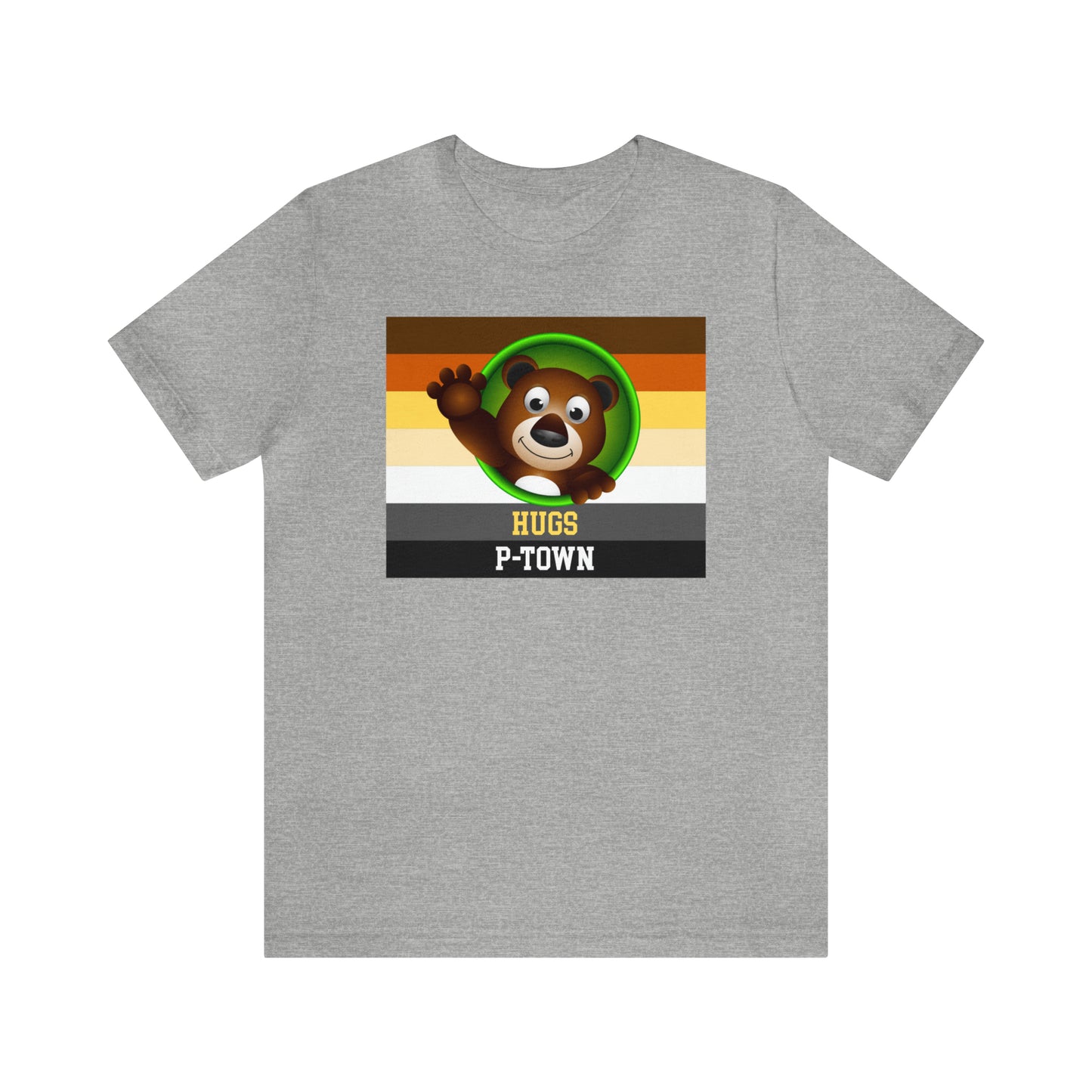 Gay P-Town Bear Hugs Short Sleeve T-Shirt