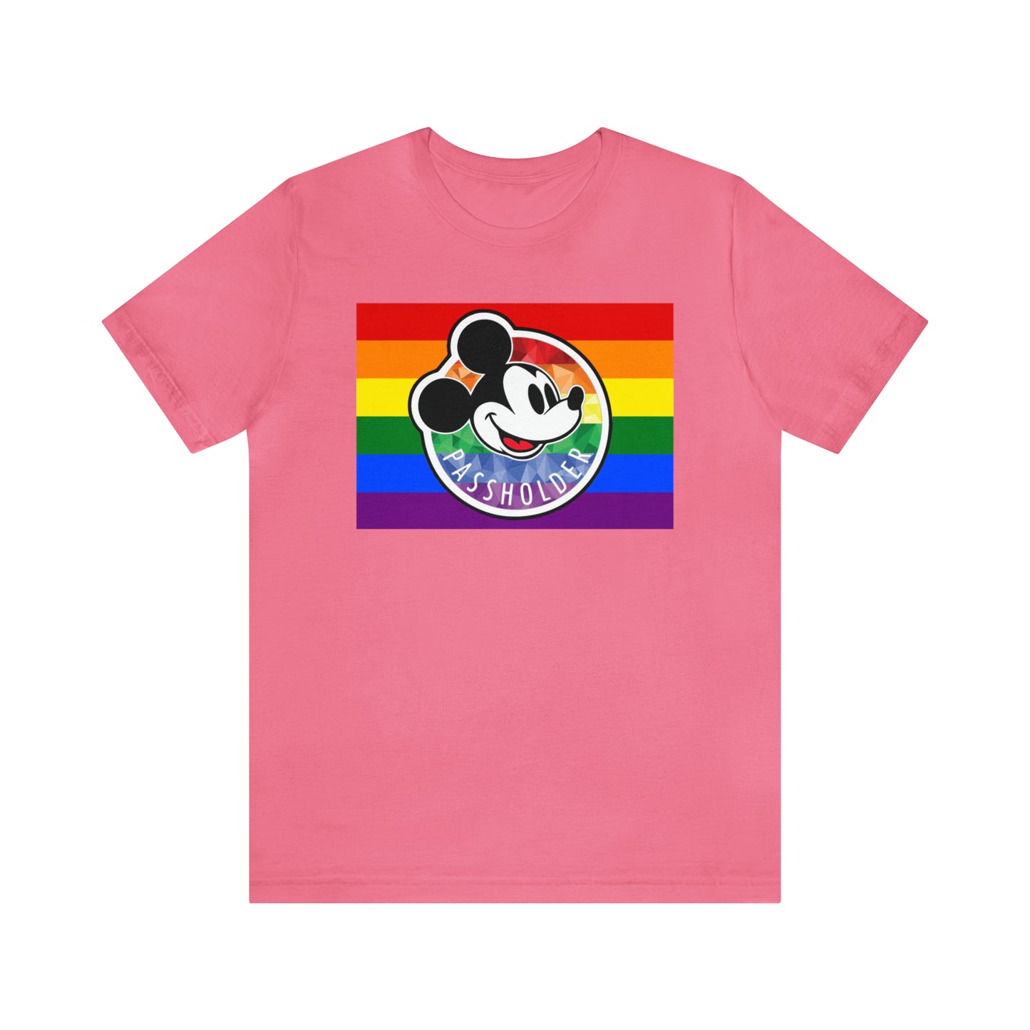 Camiseta unisex de manga corta Rainbow Pride Annual Passholder