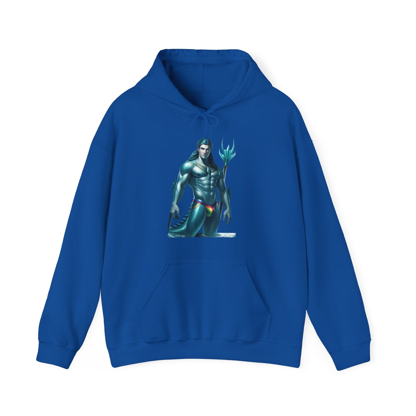Gay Aqua Sea Man Heavy Blend™ Hooded Sweatshirt