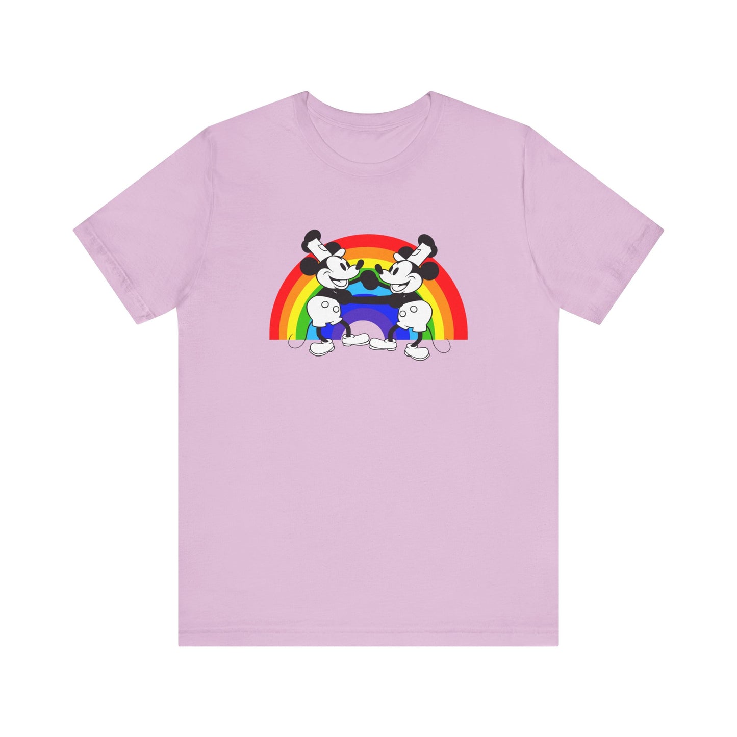 Lilac Gay Steamboat Willie TShirt