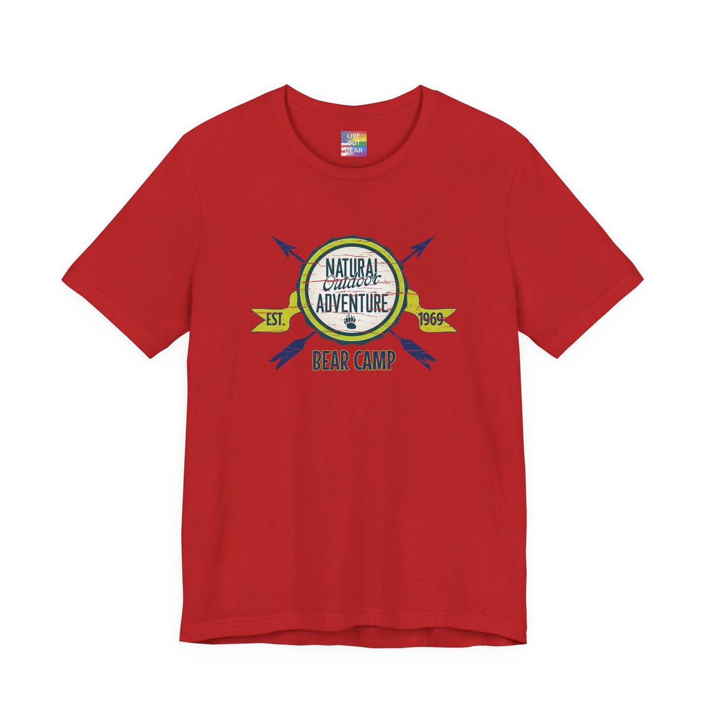Bear Camp Retro Gay Bear Camping T-Shirt