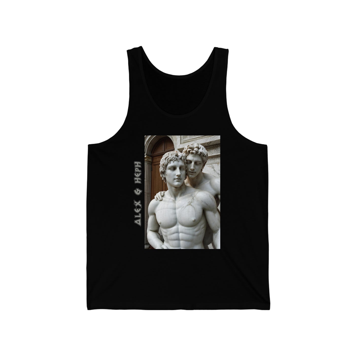 Alex & Heph Marble Statues - Alexander the Great and Hephaestion Tank Tank Top