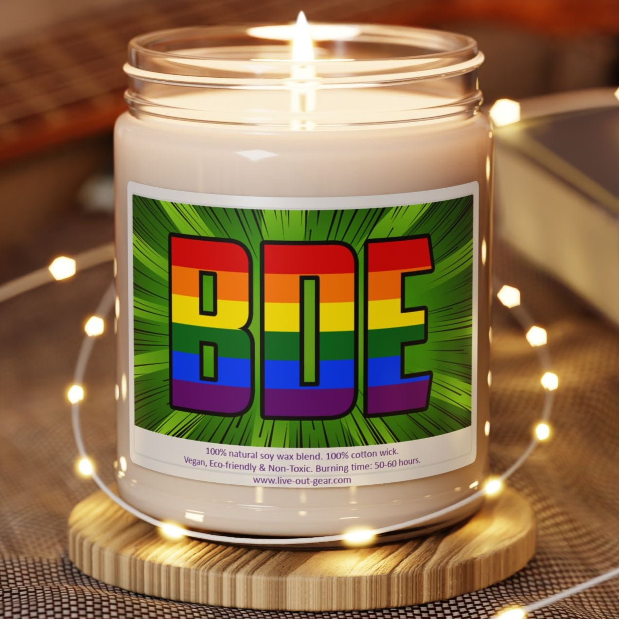 Gay BDE (Big Dick Energy) Scented Soy Candle