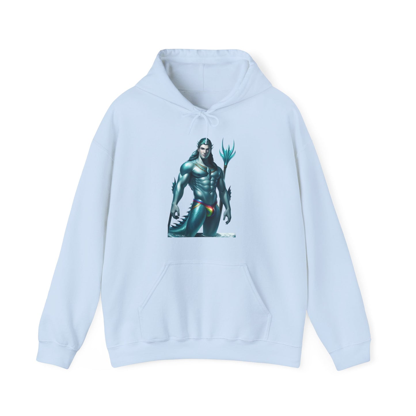 Gay Aqua Sea Man Heavy Blend™ Hooded Sweatshirt