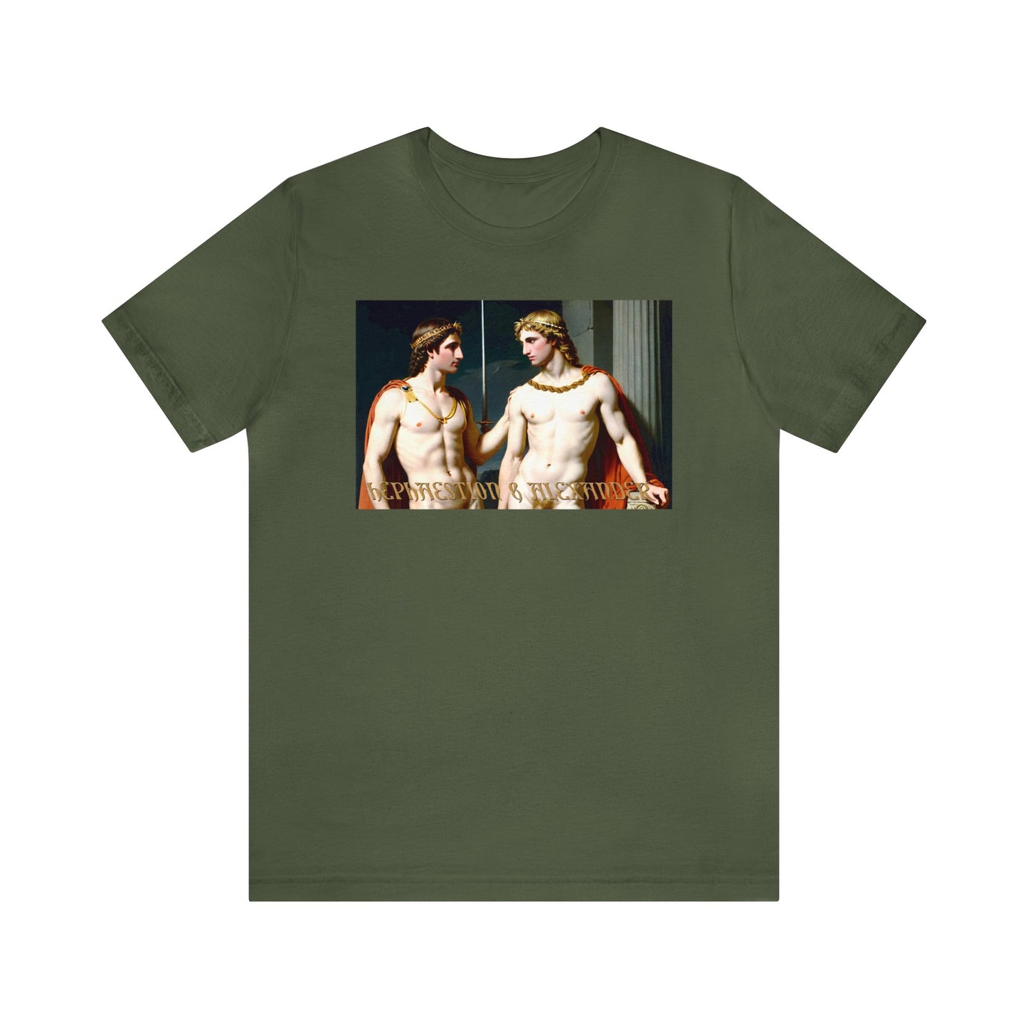Classical Hephaestion and Alexander the Great Short Sleeve T-Shirt