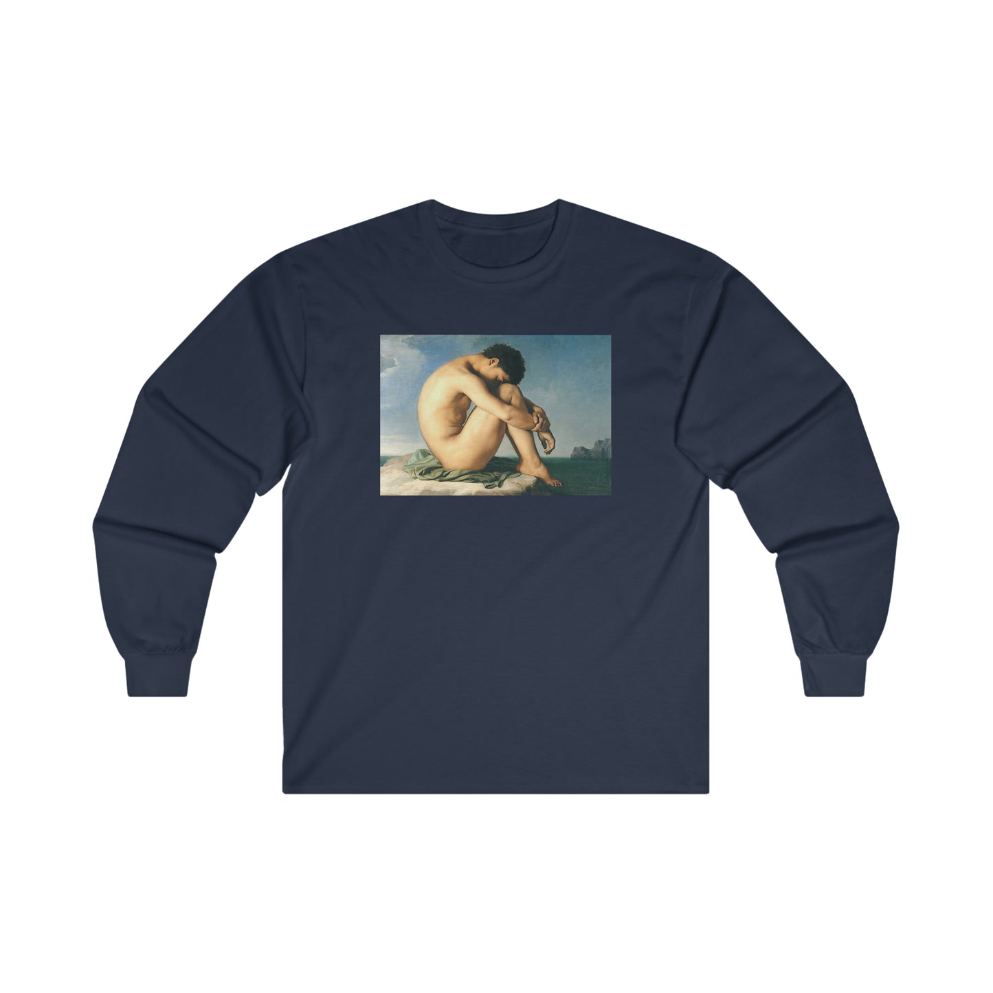 Young Man by the Sea Ultra Cotton Long Sleeve T-Shirt