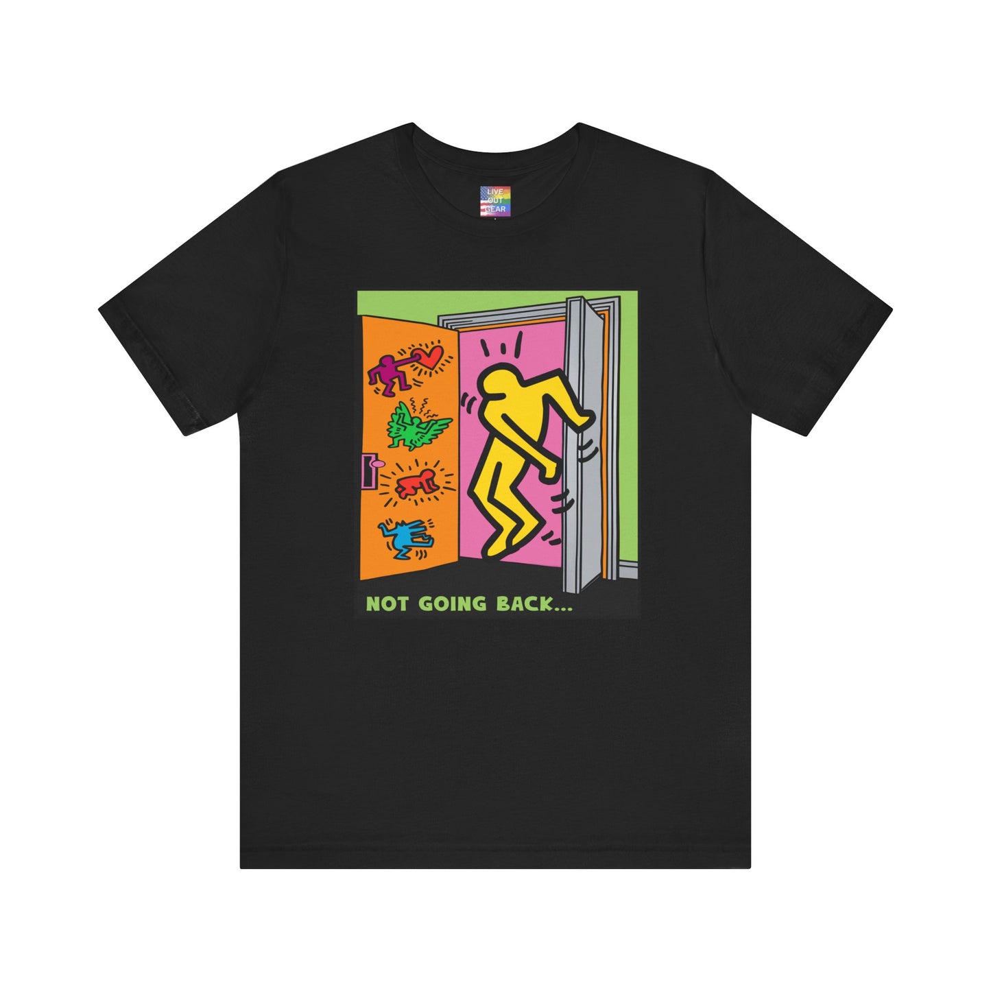 Black Not Going Back Gay Pride T-Shirt