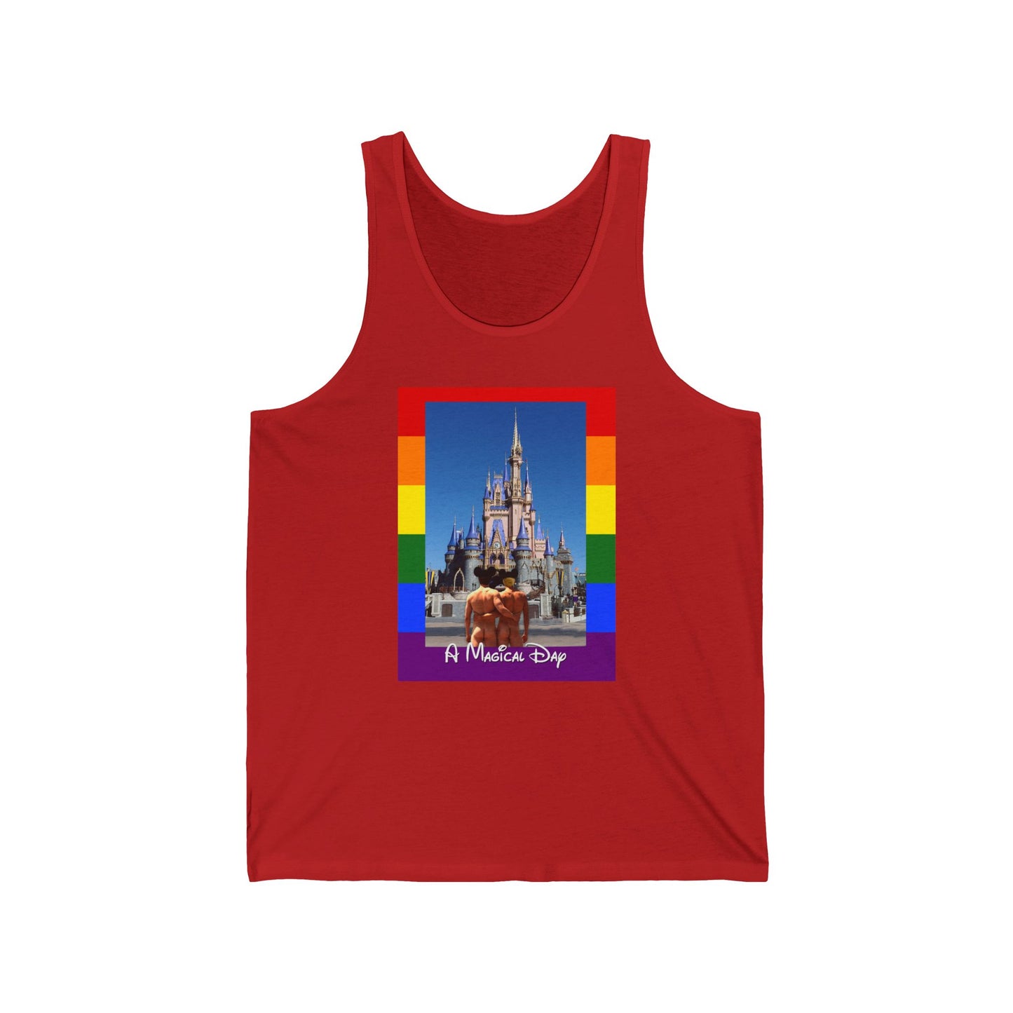 Gay Male Couple Fantasy at the Castle Tank Top