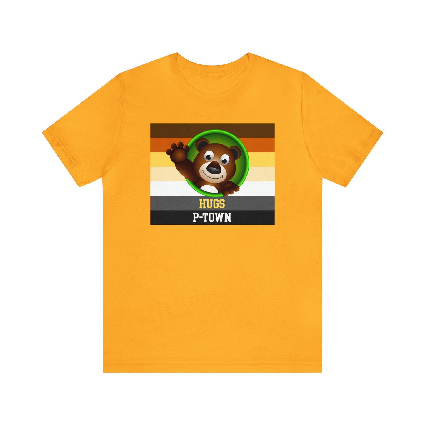 Gay P-Town Bear Hugs Short Sleeve T-Shirt