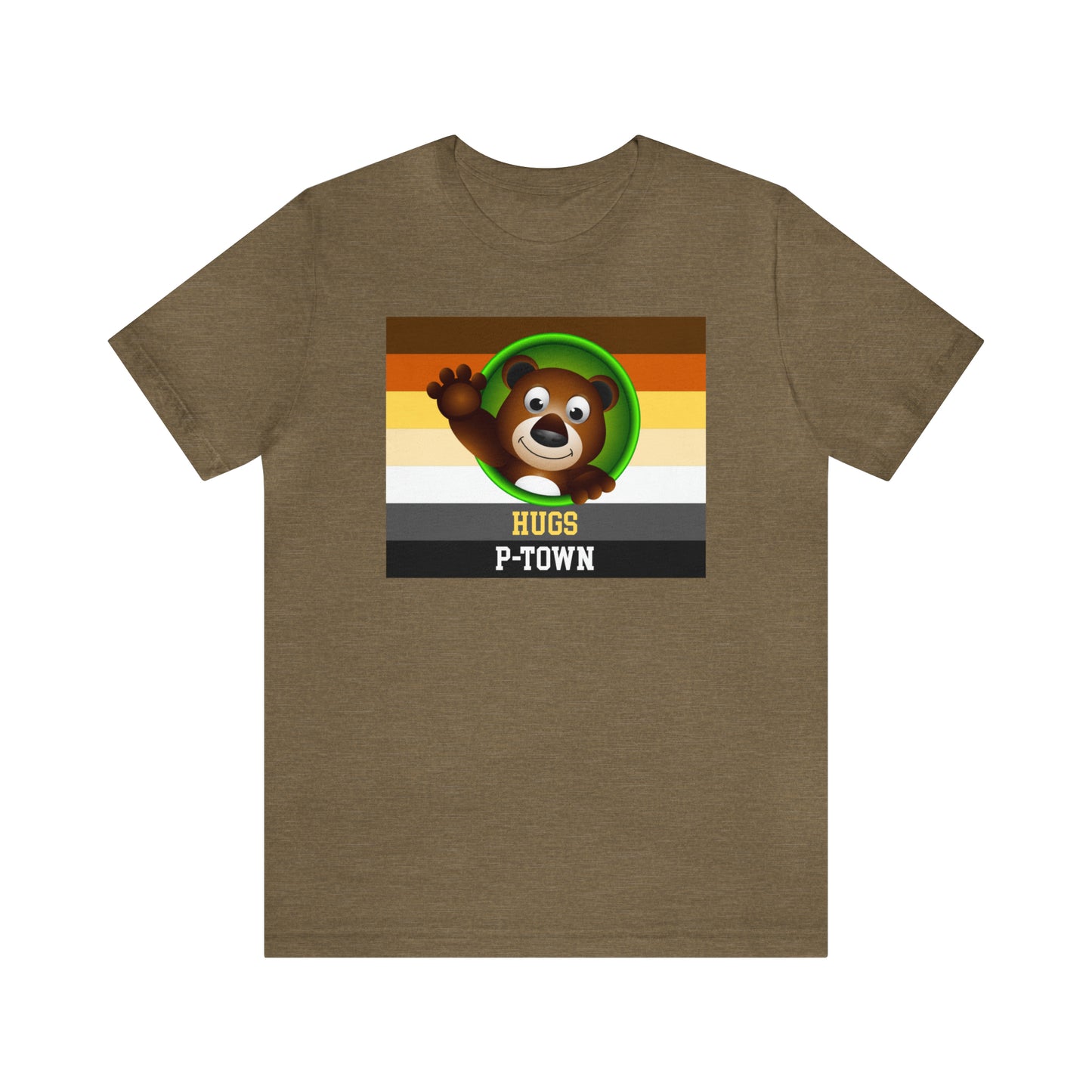 Gay P-Town Bear Hugs Short Sleeve T-Shirt