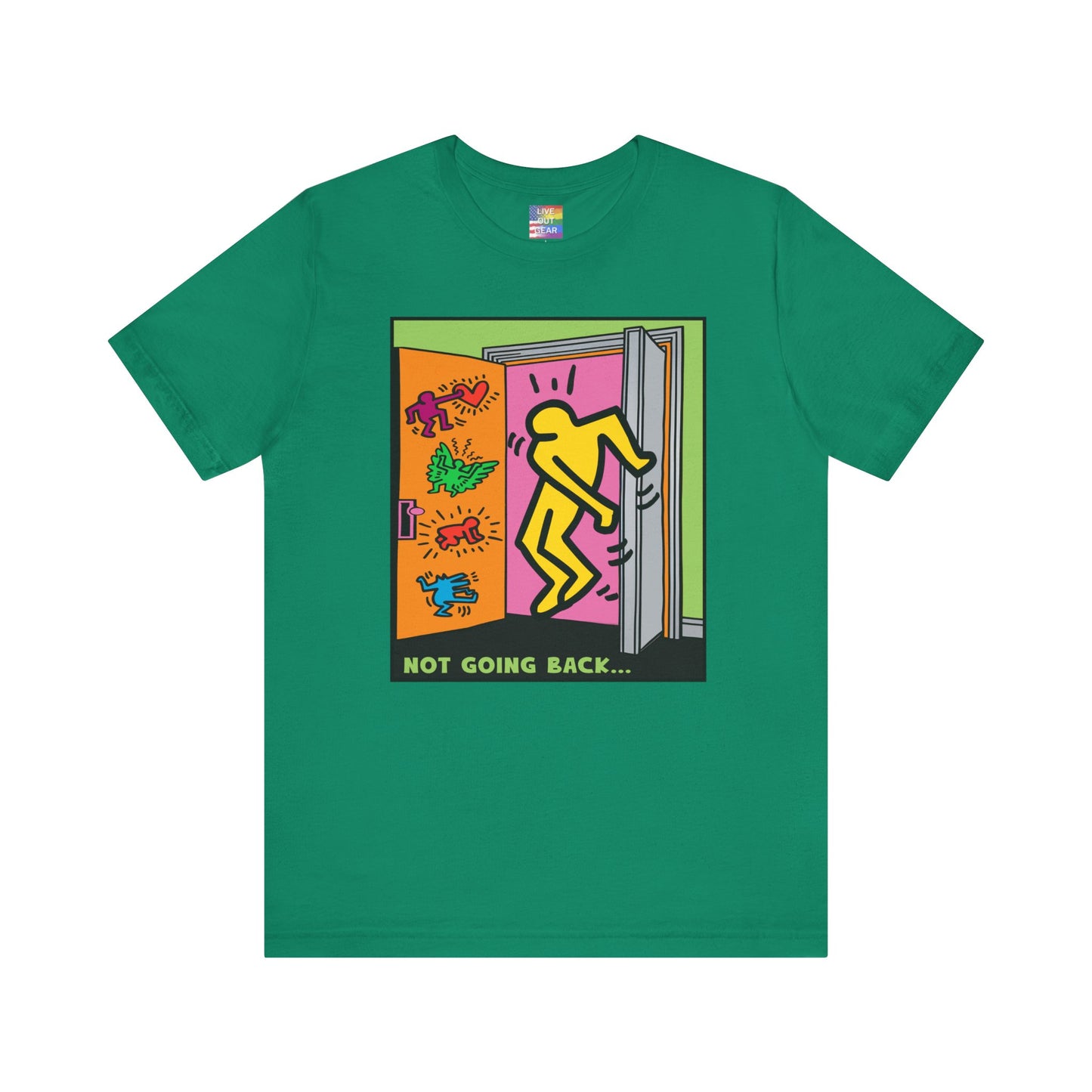 Green Not Going Back Gay Pride T-Shirt