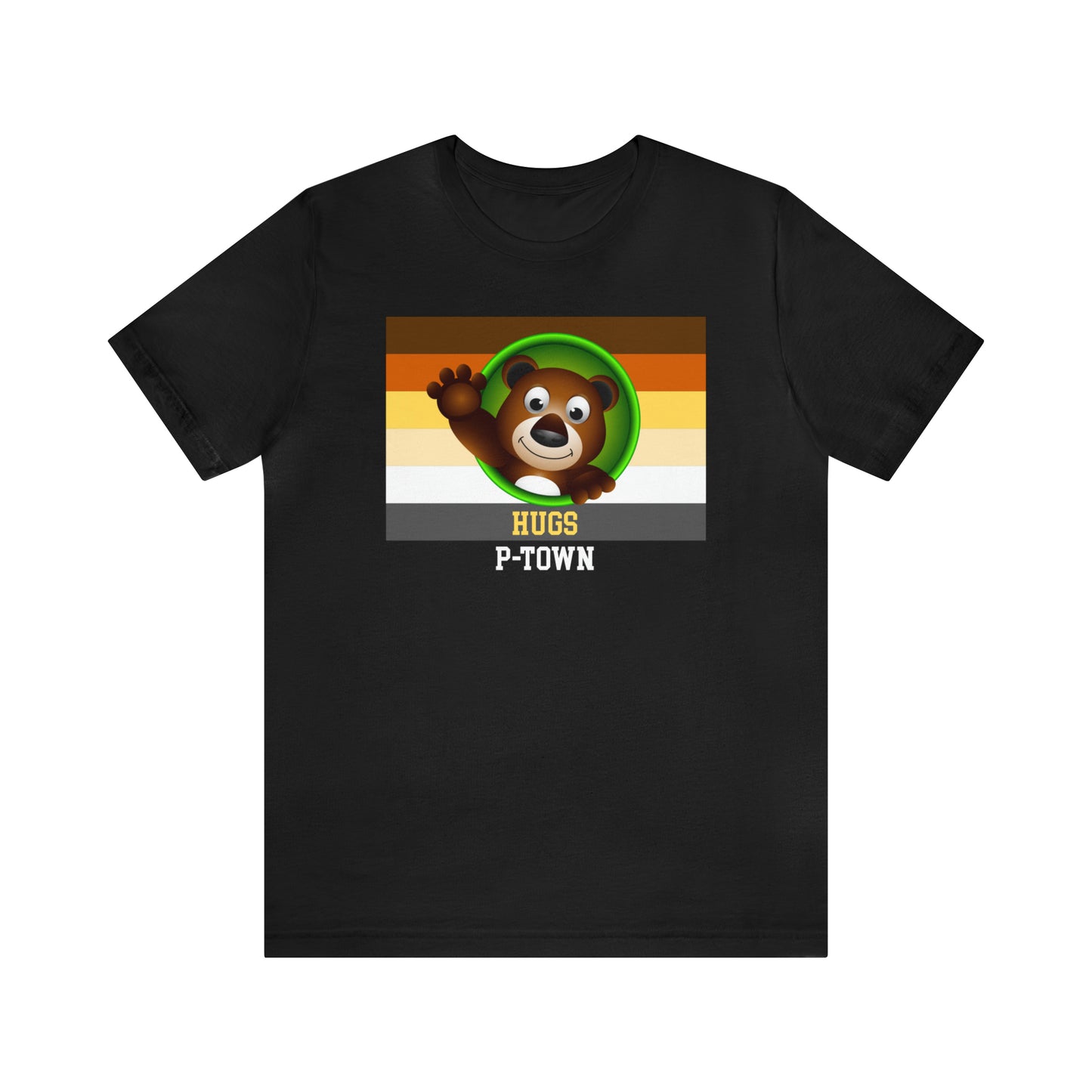 Gay P-Town Bear Hugs Short Sleeve T-Shirt