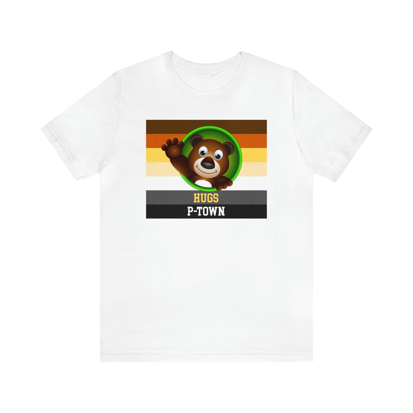 Gay P-Town Bear Hugs Short Sleeve T-Shirt