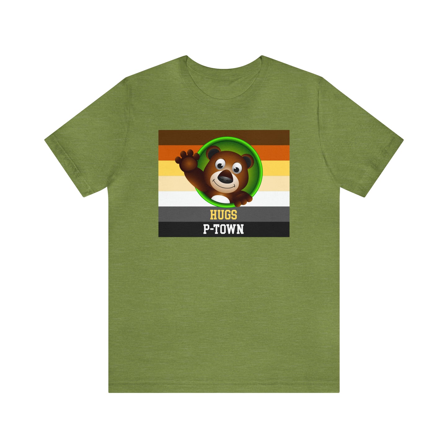 Gay P-Town Bear Hugs Short Sleeve T-Shirt