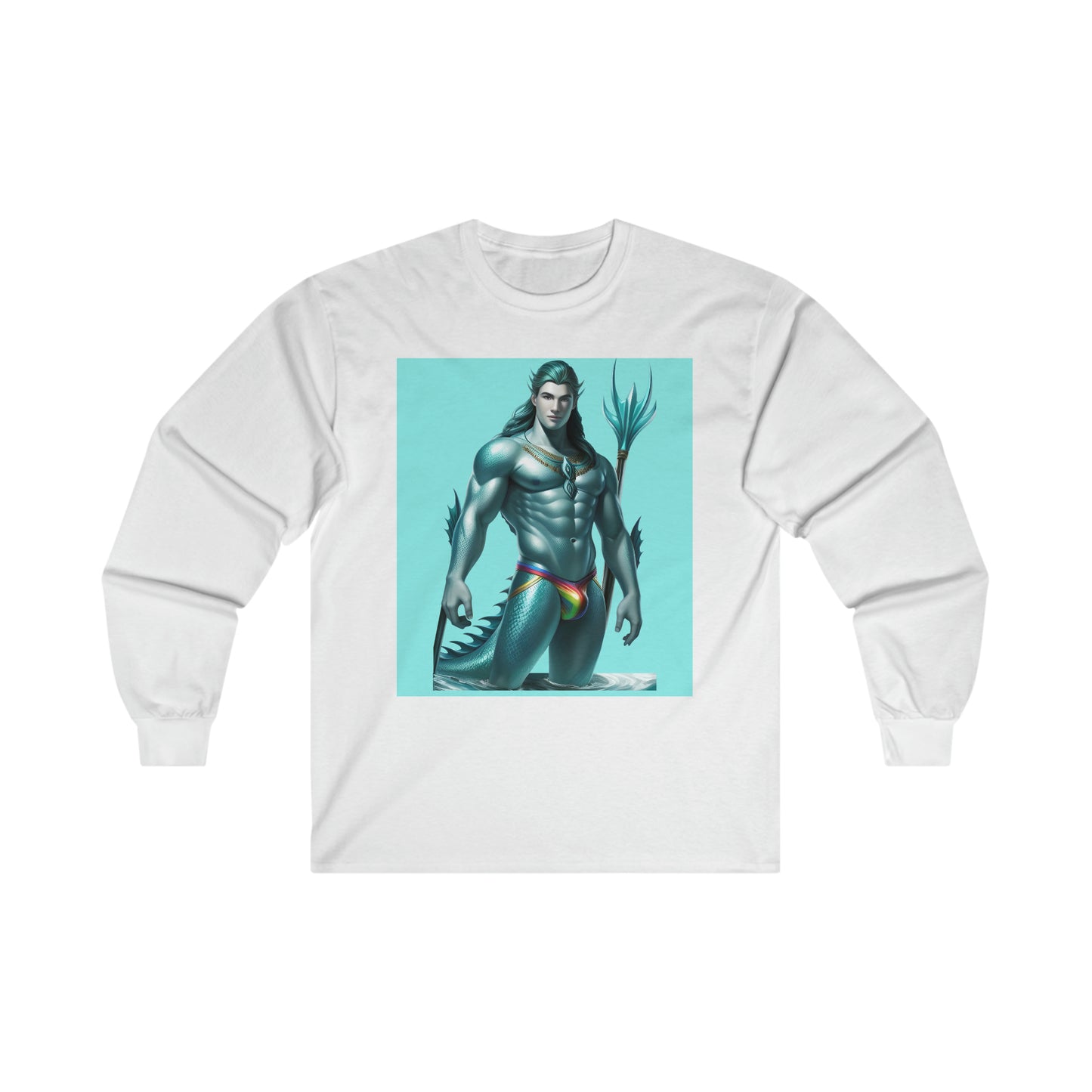 Gay Aqua Sea Man Ultra Cotton Long Sleeve T-Shirt