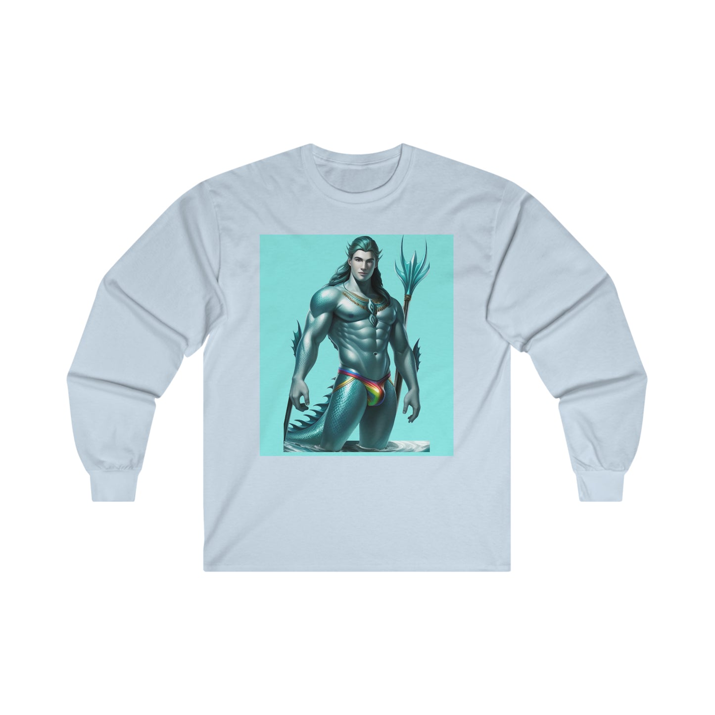 Gay Aqua Sea Man Ultra Cotton Long Sleeve T-Shirt