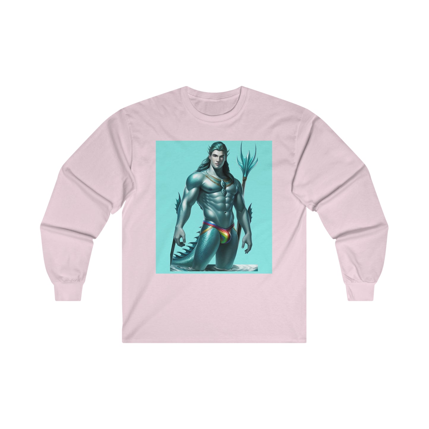 Gay Aqua Sea Man Ultra Cotton Long Sleeve T-Shirt