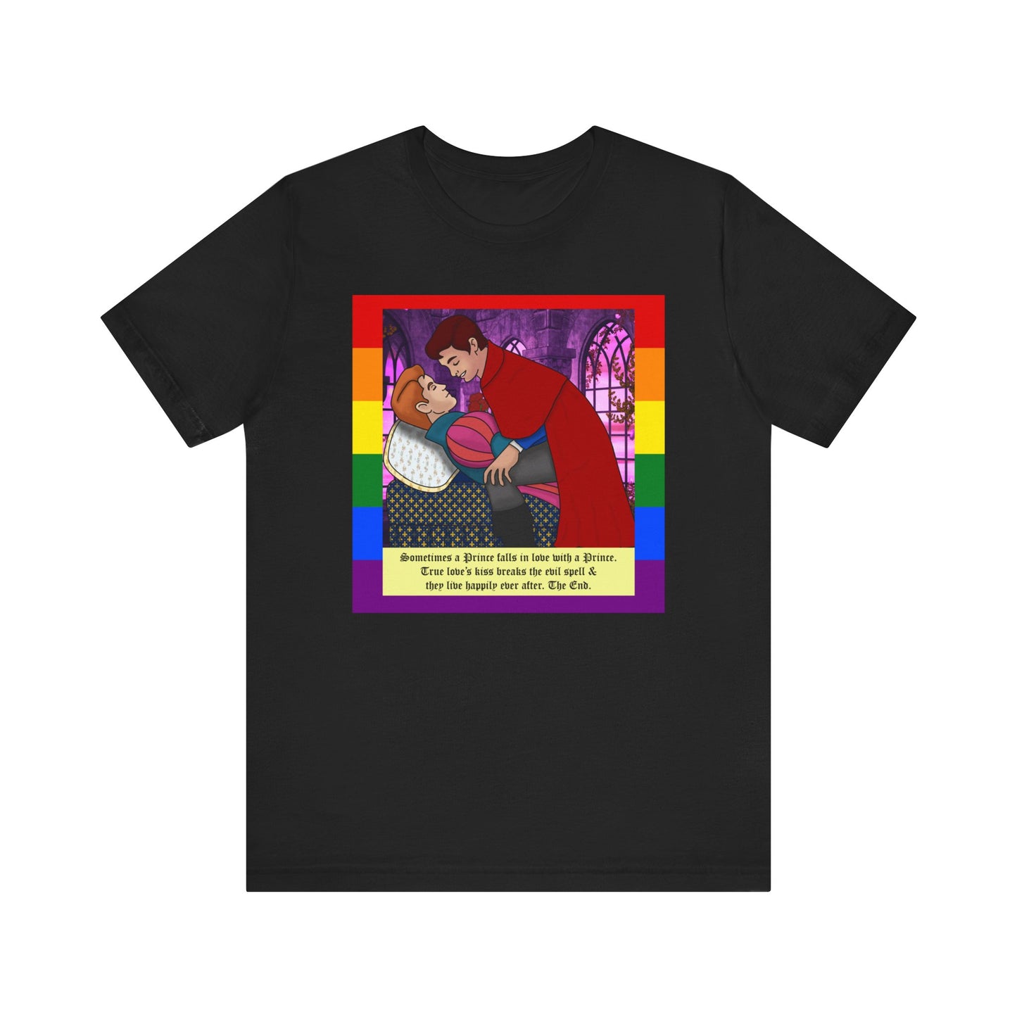 Black Prince loves a prince gay t-shirt