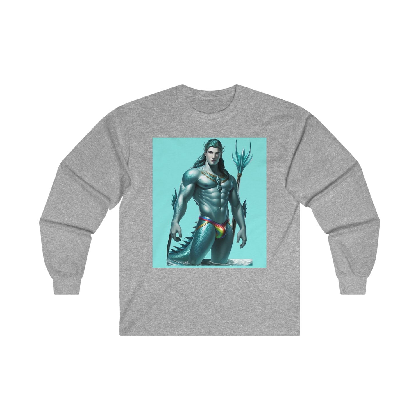 Gay Aqua Sea Man Ultra Cotton Long Sleeve T-Shirt