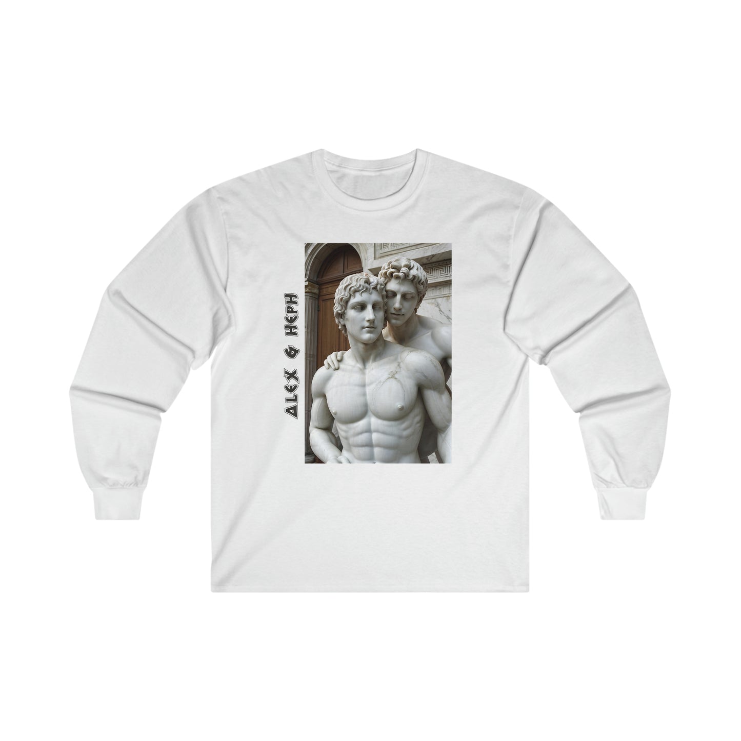 Alex & Heph Marble Statues - Alexander the Great and Hephaestion Ultra Cotton Long Sleeve T-Shirt