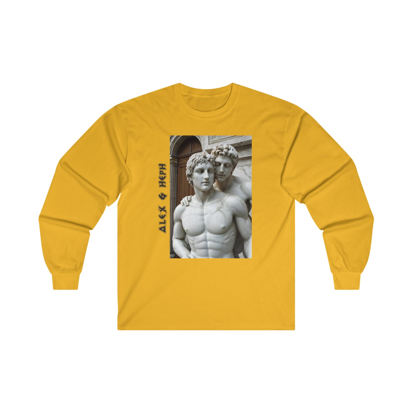 Alex & Heph Marble Statues - Alexander the Great and Hephaestion Ultra Cotton Long Sleeve T-Shirt