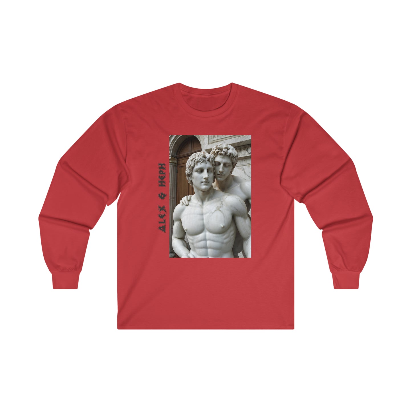 Alex & Heph Marble Statues - Alexander the Great and Hephaestion Ultra Cotton Long Sleeve T-Shirt