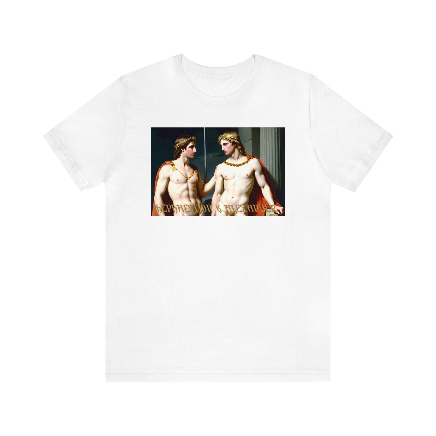 Classical Hephaestion and Alexander the Great Short Sleeve T-Shirt