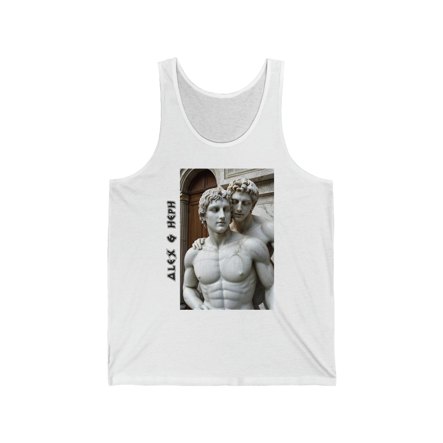 Alex & Heph Marble Statues - Alexander the Great and Hephaestion Tank Tank Top
