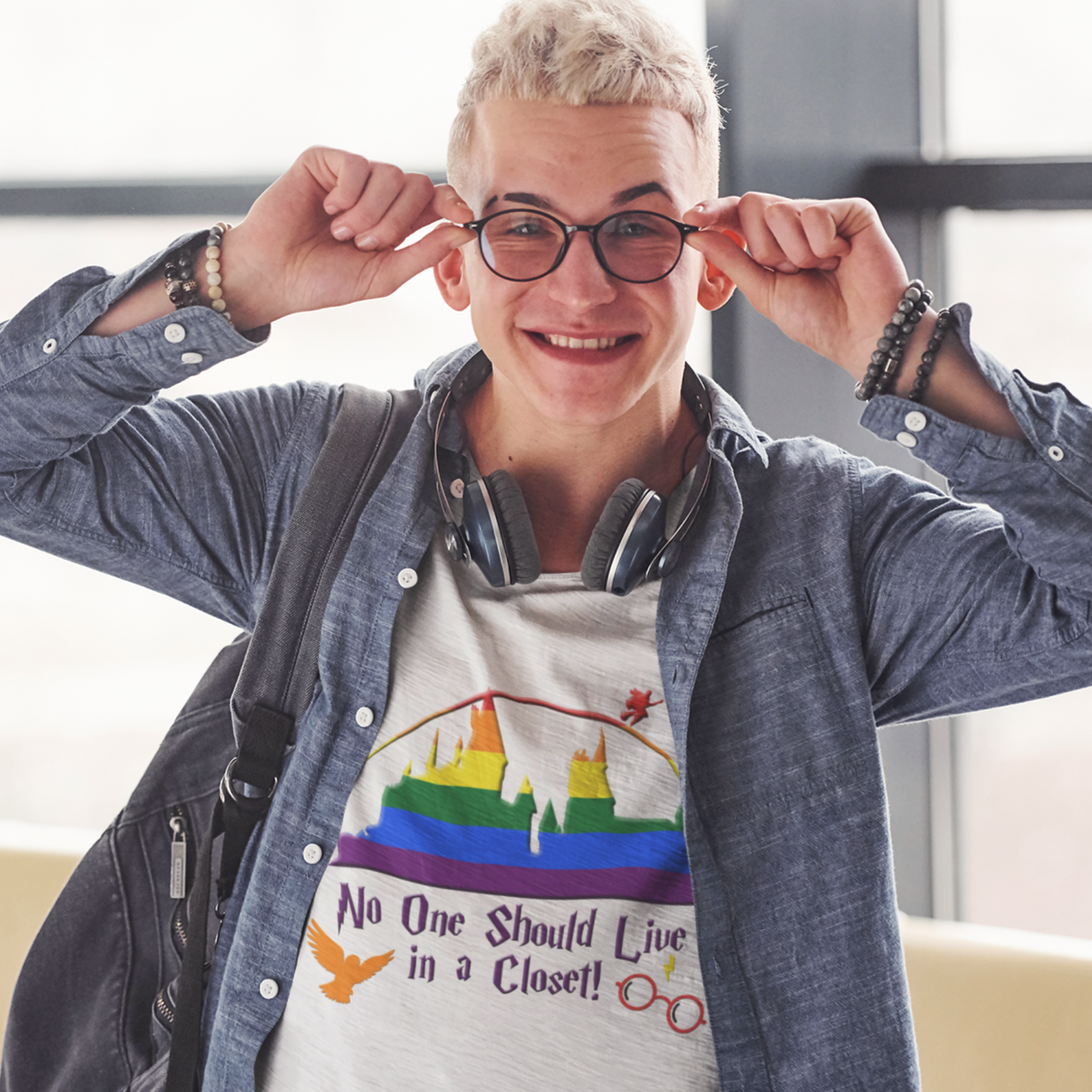 Wizard's Lesson LGBTQ Unisex Jersey Short Sleeve T-Shirt