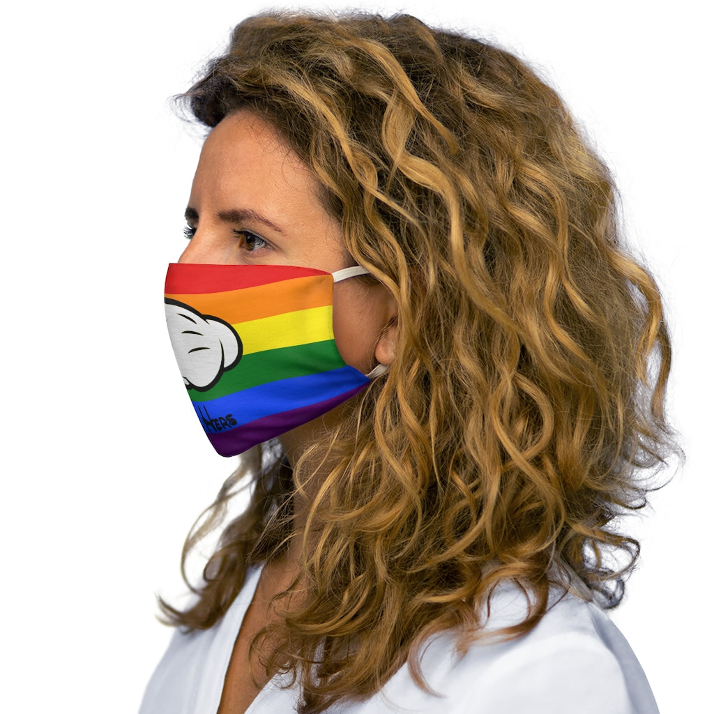 Je suis son masque facial en polyester/coton ajusté