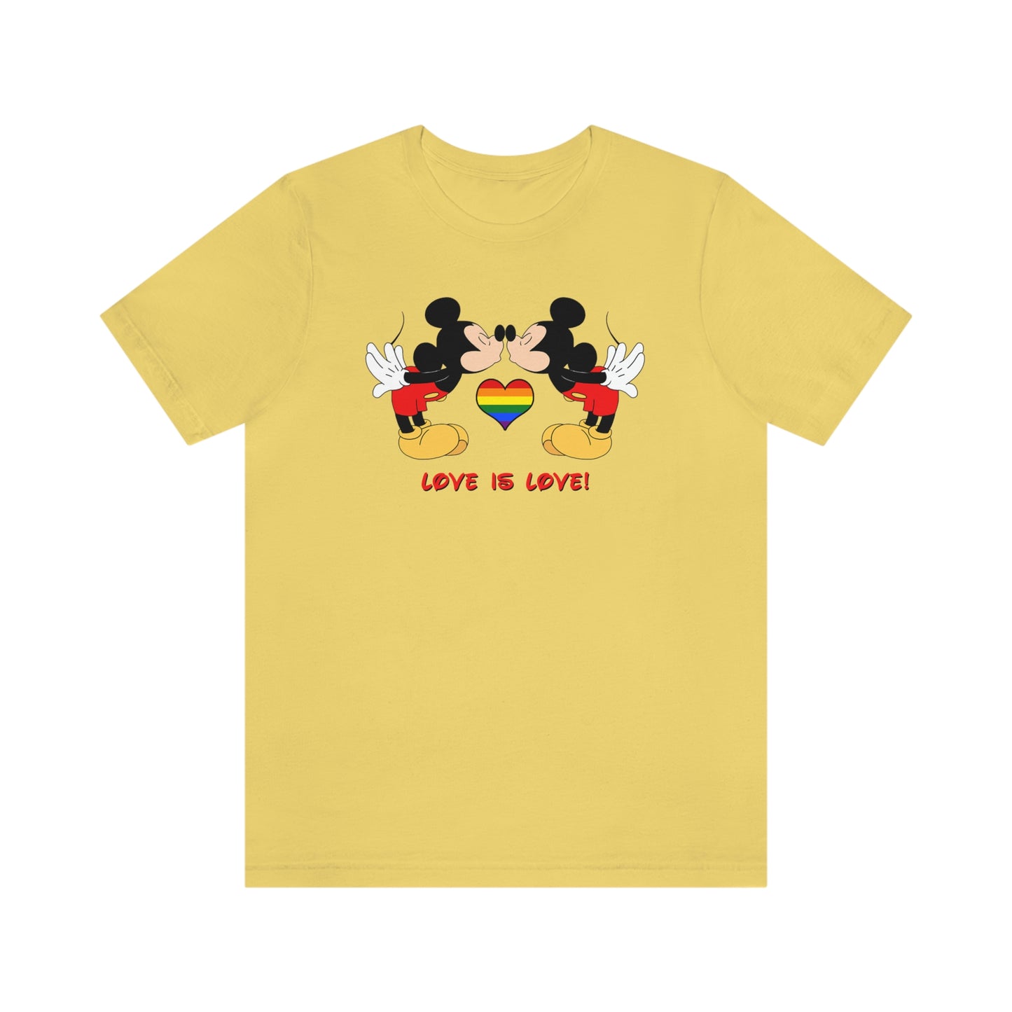 Gay Mice Love Is Love Adult Unisex T-Shirt