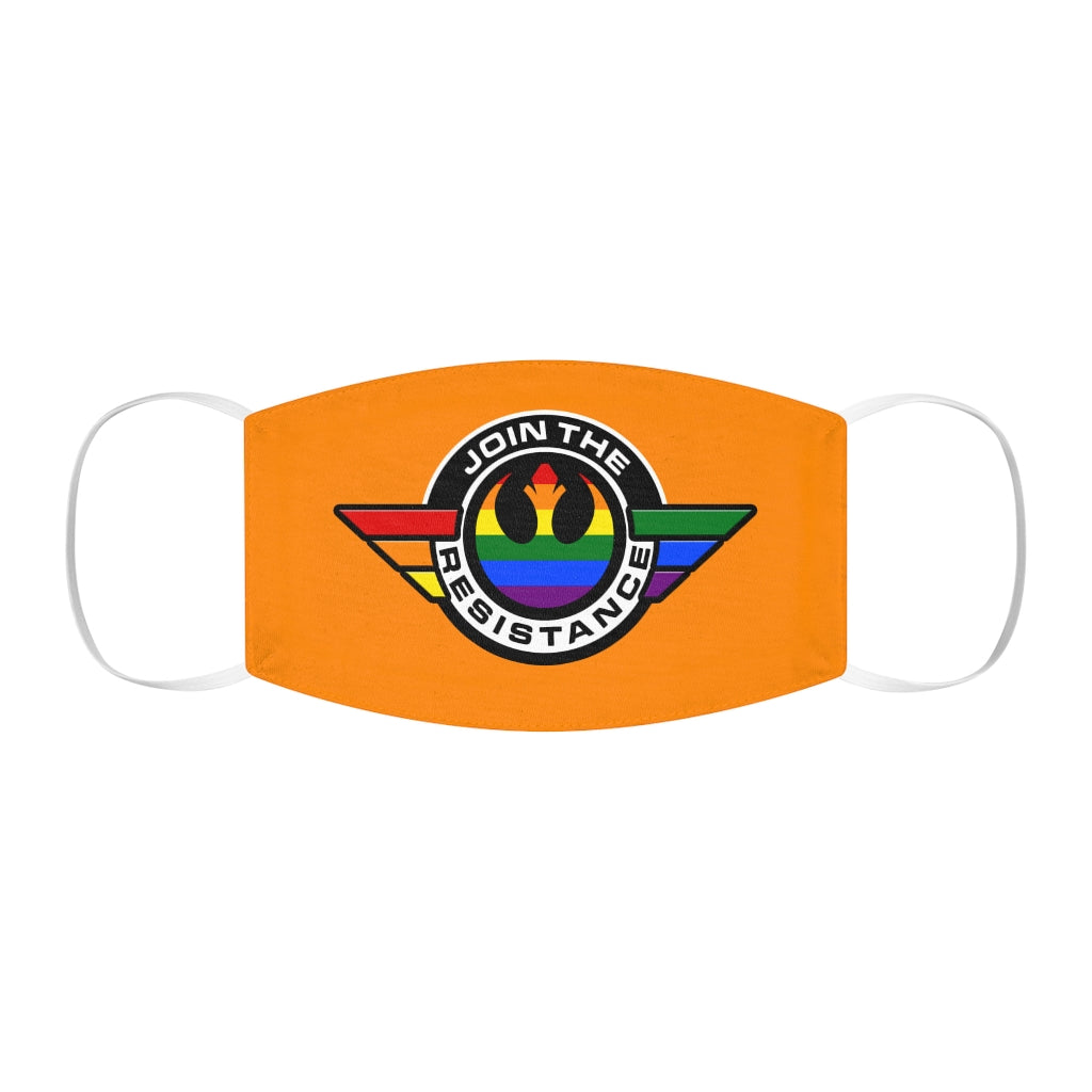LGBTQ Rejoignez le masque facial en polyester/coton Resistance Snug-Fit