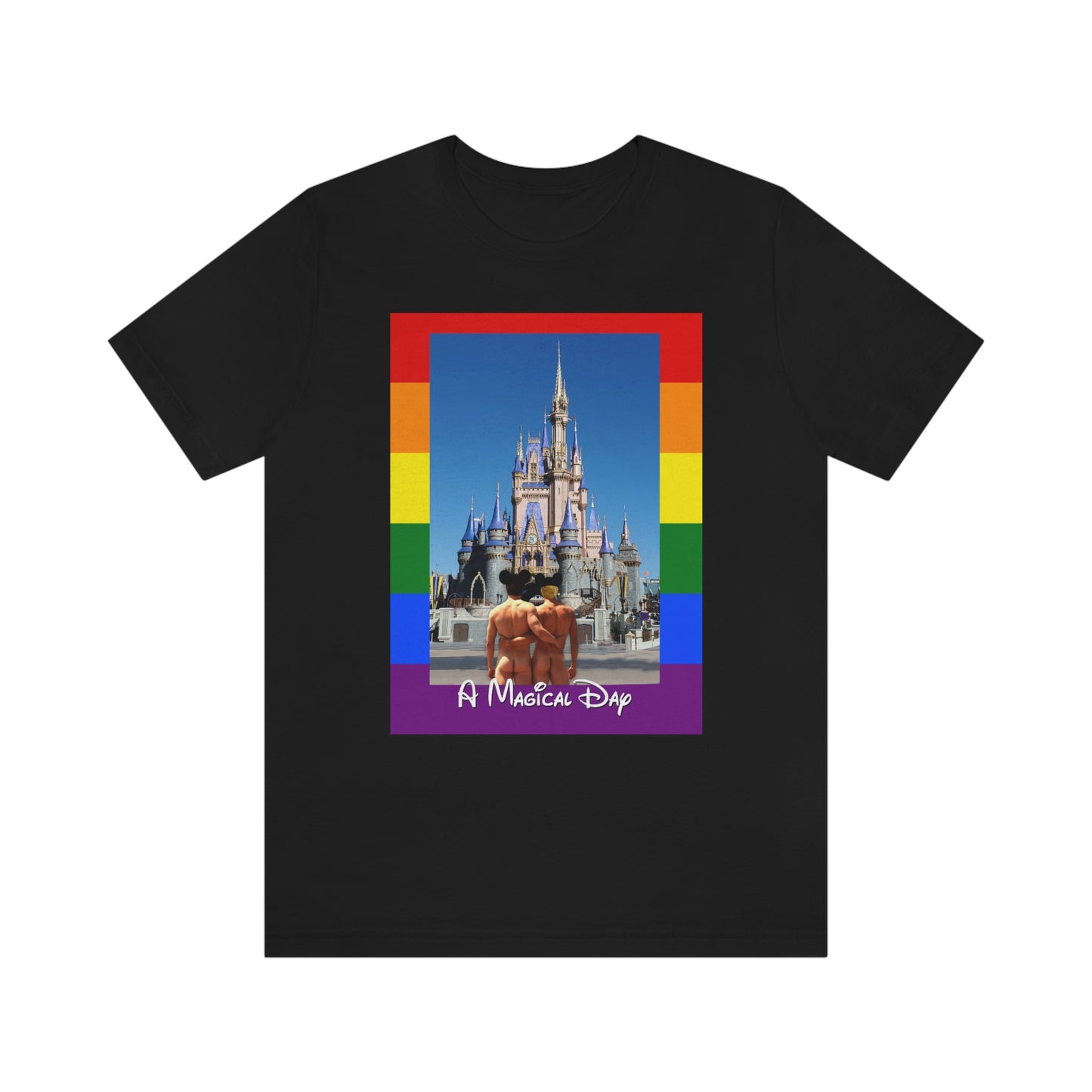 Camisetas para adultos del Orgullo Gay de un día mágico
