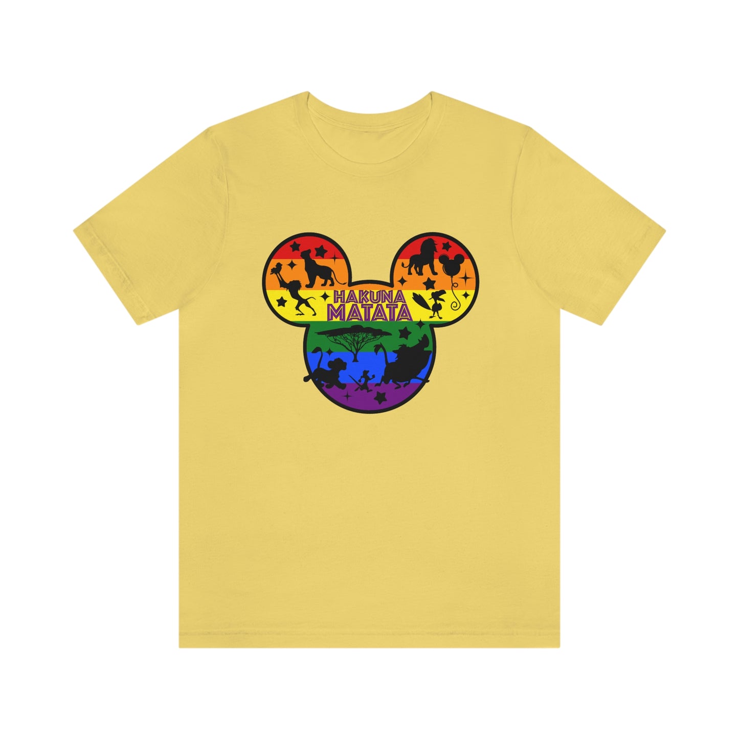 Hakuna Matata LGBTQ Rainbow Pride Adult Unisex T-Shirt