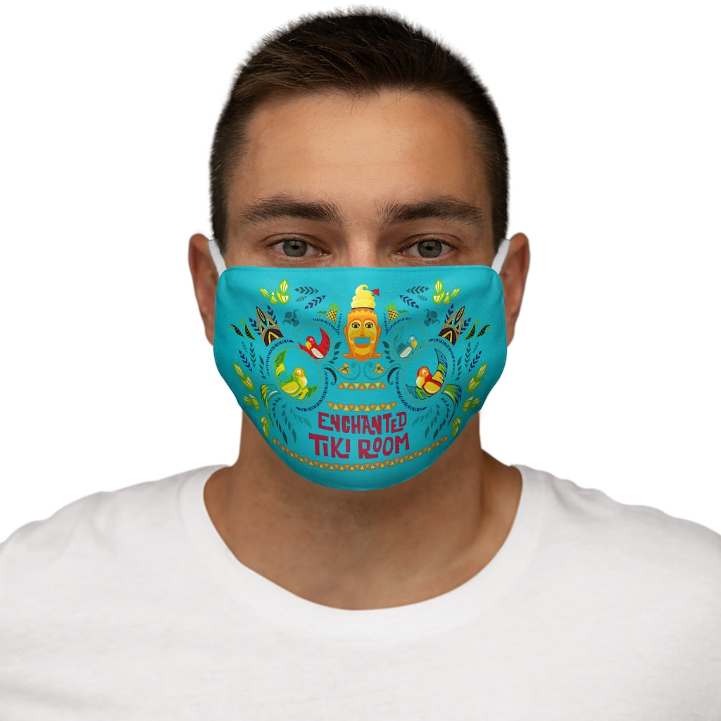 Mascarilla facial de poliéster ajustada