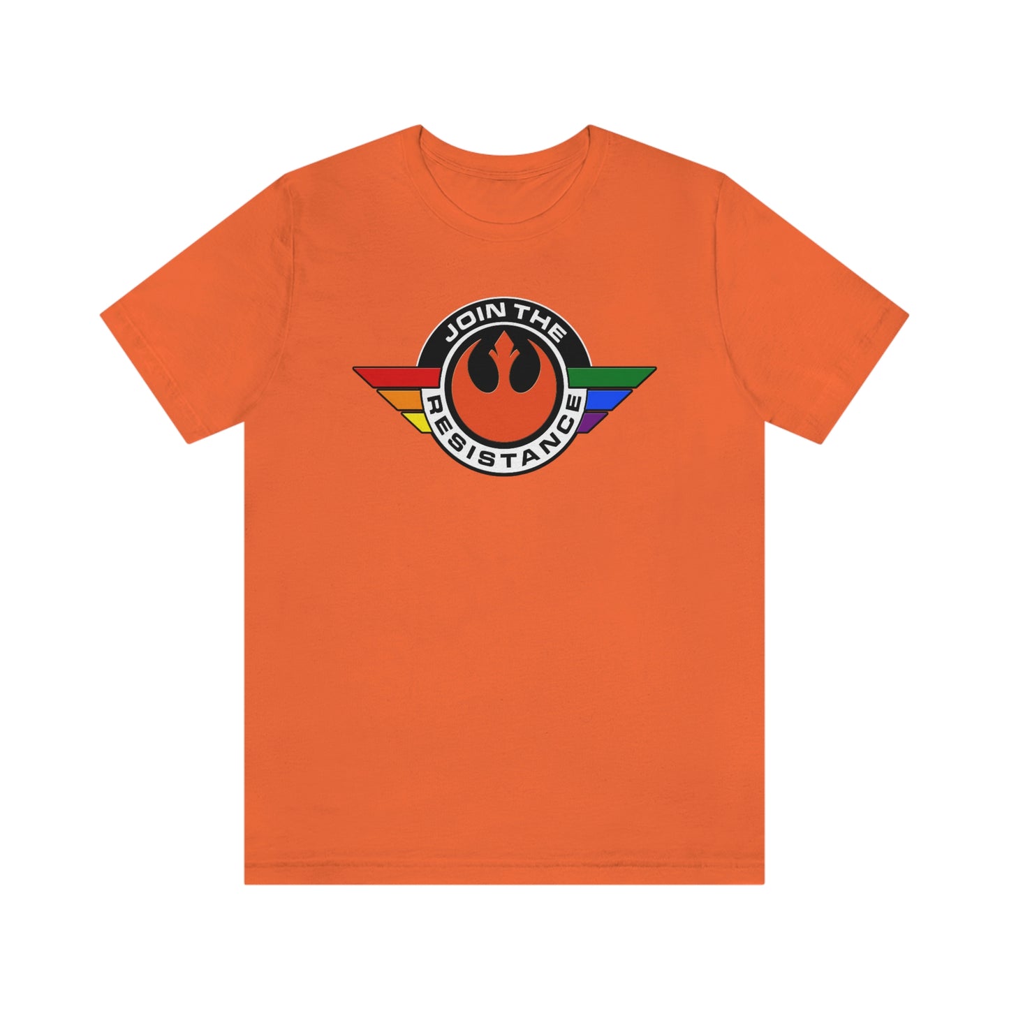 Únete a la camiseta unisex para adultos del Orgullo LGBTQ de la Resistencia