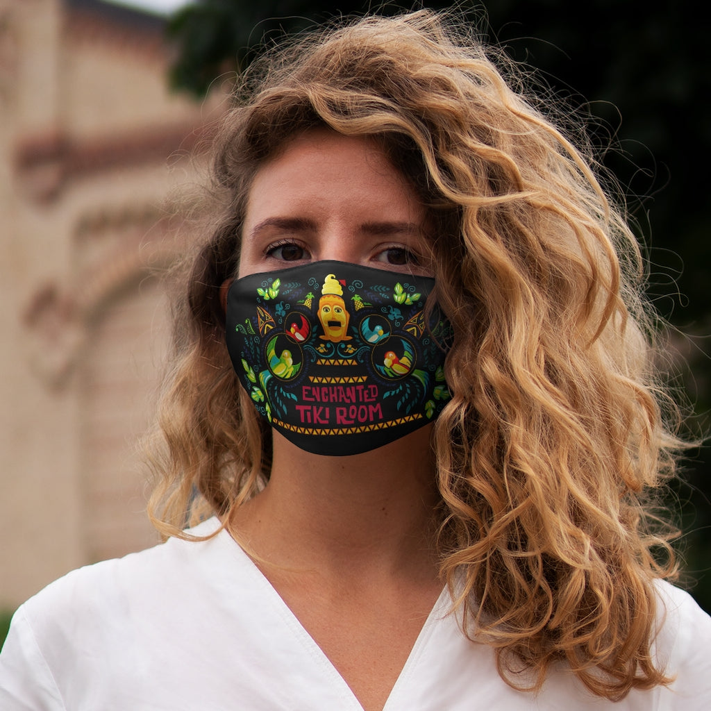 Masque facial en polyester ajusté