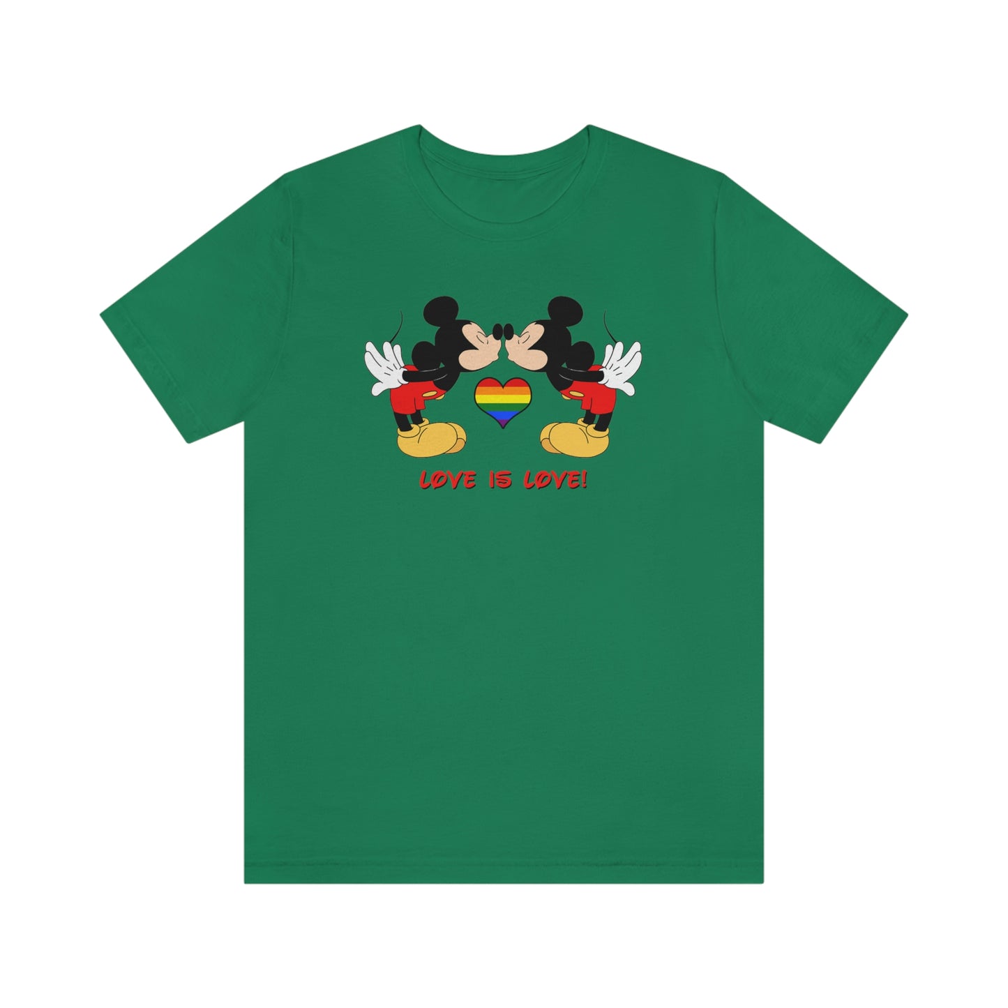 Gay Mice Love Is Love Adult Unisex T-Shirt