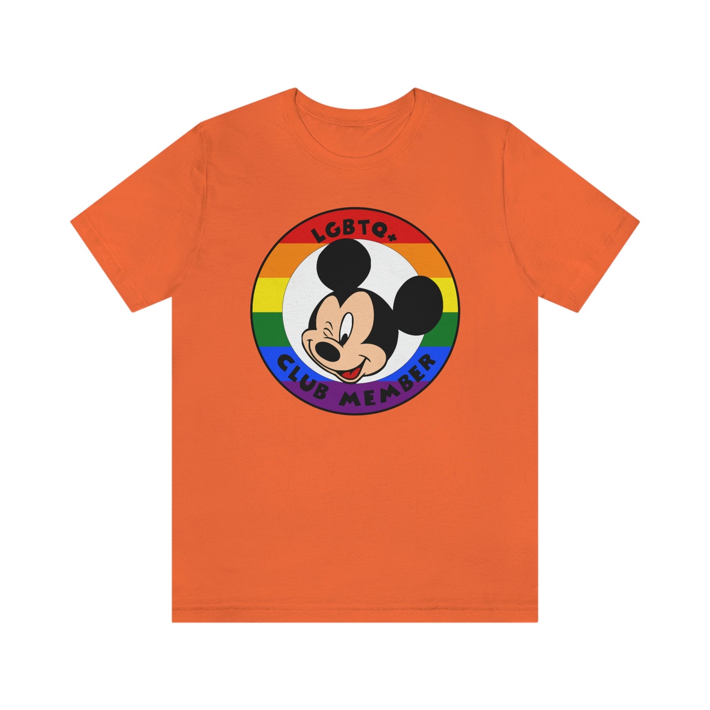 LGBTQ+ Mouse Club Adult Unisex T-Shirt