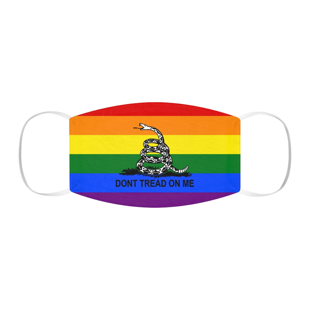 Don't Tread on Me Snug-Fit Polyester/Cotton Face Mask