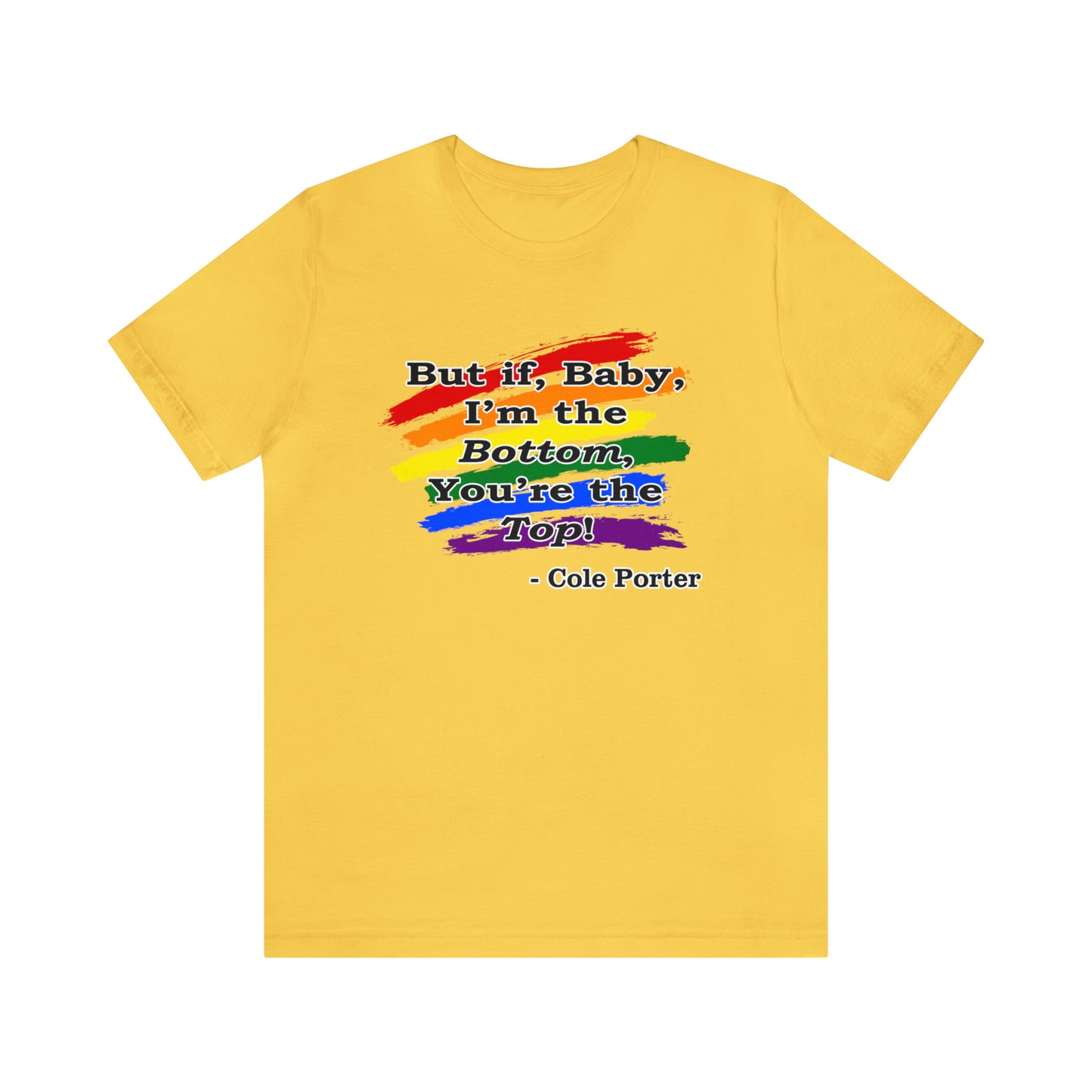 I'm the Bottom, You're the Top! Jersey Short Sleeve T-Shirt