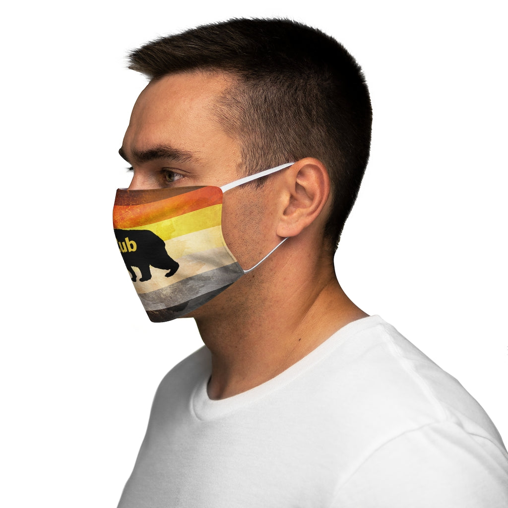 Mascarilla facial de poliéster/algodón con ajuste ceñido Bear Cub